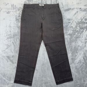 Joseph‎ Abboud Men's Straight Chino Pants 36x30 Gray Stretch